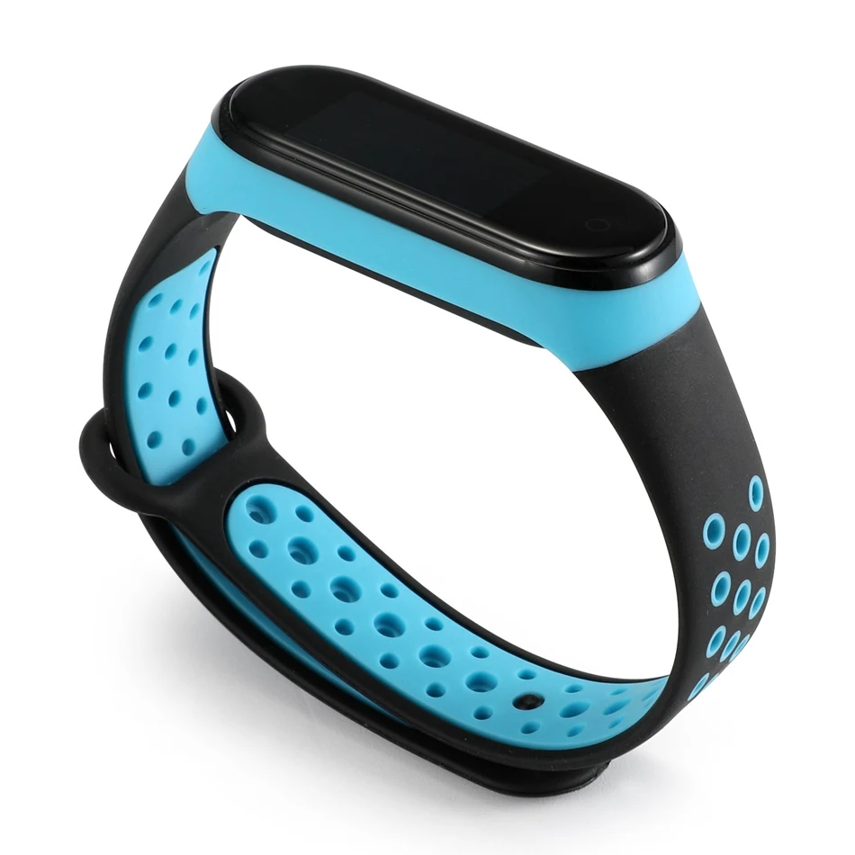 Браслет для xiaomi mi Band 3 4 спортивный ремешок часы силиконовый ремешок для xiaomi mi band 4 3 Correa браслет mi band 4 3 ремешок