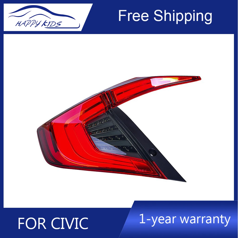 Стайлинга автомобилей задние фонари светильник для Honda Civic X 10G 2016 светодиодный