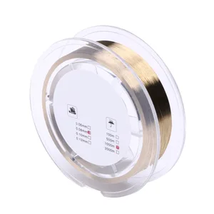 1000 м Золотая молибденовая проволока 0,08 мм 0,06 мм 0,1 мм разделитель линии резки внешнее стекло ЖК-дисплея для iphoneSamsung