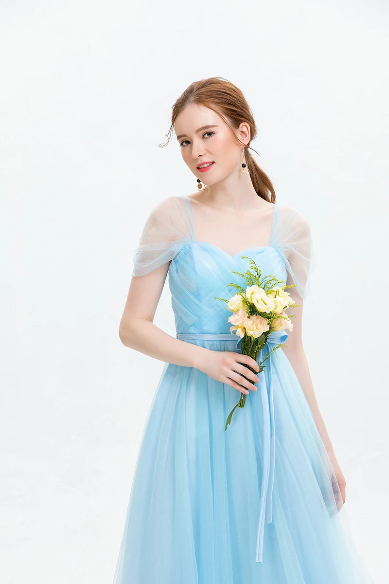 Платье макси платья подружки невесты новинка 2019 стильные женские для свадьбы