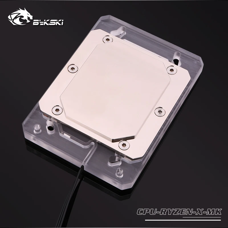 Водяной блок Bykski CPU RYZEN X MK для AMD AM3 + AM4 1950X TR4 X399 AURA поддержка водяного охлаждения