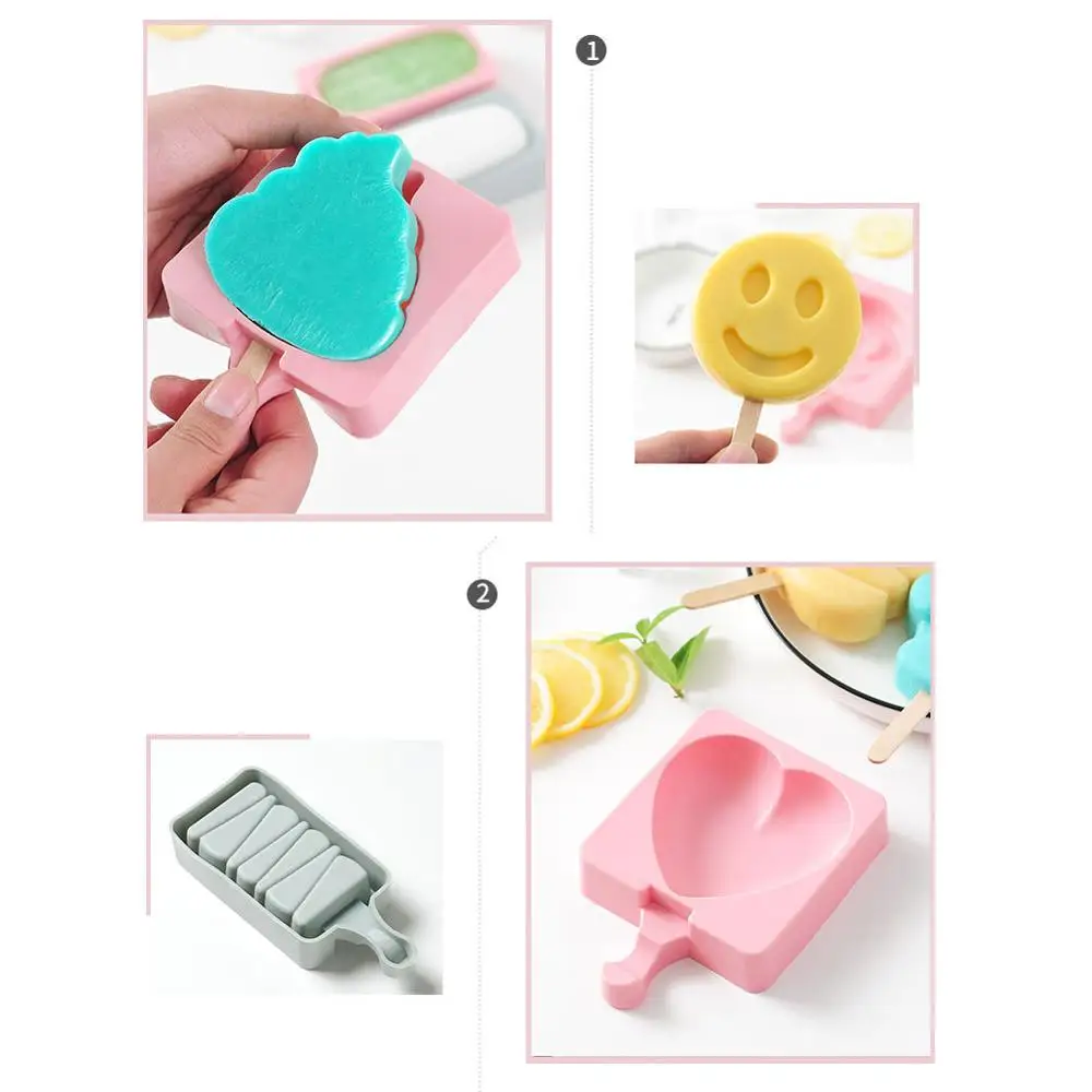 E doo форма для мороженого силиконовые лотки льда шоколадная конфет морозильной