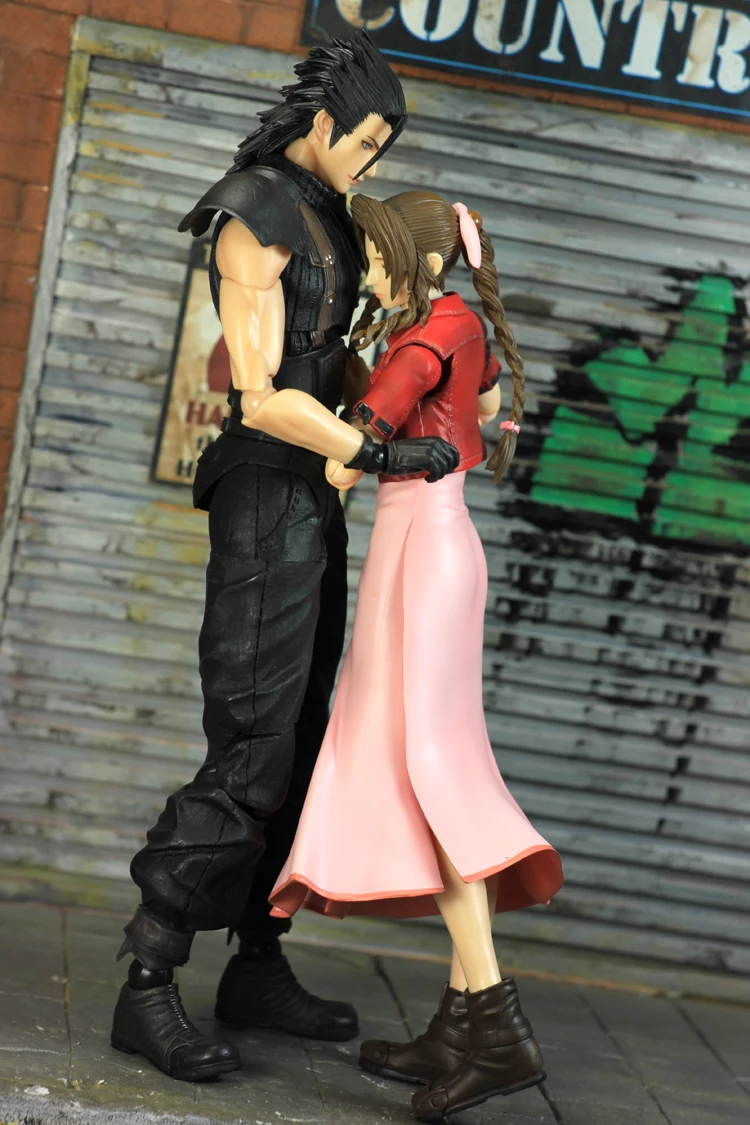 Оригинальные игрушки KAI Final Fantasy XV Zack Fair Aeris ПВХ фигурка Коллекционная модель игрушки 26 см