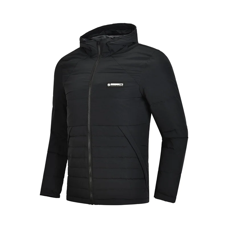 Li Ning мужское короткое пуховое пальто с защитой от умного утиного пуха теплой