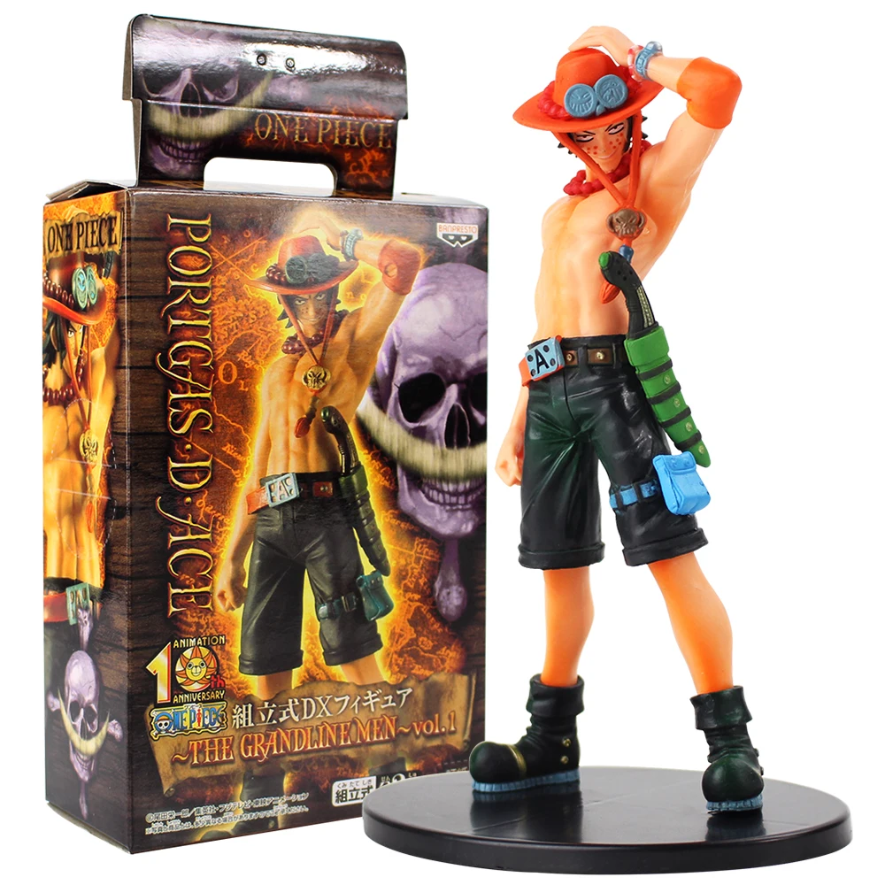 2 шт./лот 17 см Популярная аниме Portgas D Ace and Luffy ПВХ экшн фигурка модель игрушка с