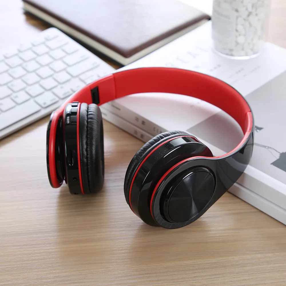 Беспроводные наушники VOBERRY, гарнитура Bluetooth 4,1, регулируемые складывающиеся наушники с микрофоном для ПК, мобильного телефона, Mp3 DD CT