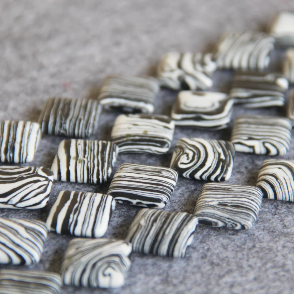 

15mm Zebra Stripe Turkey stone beads Howlite women girls gifts DIY 15" 2pc/lot Jewelry making design wholesale and retail
