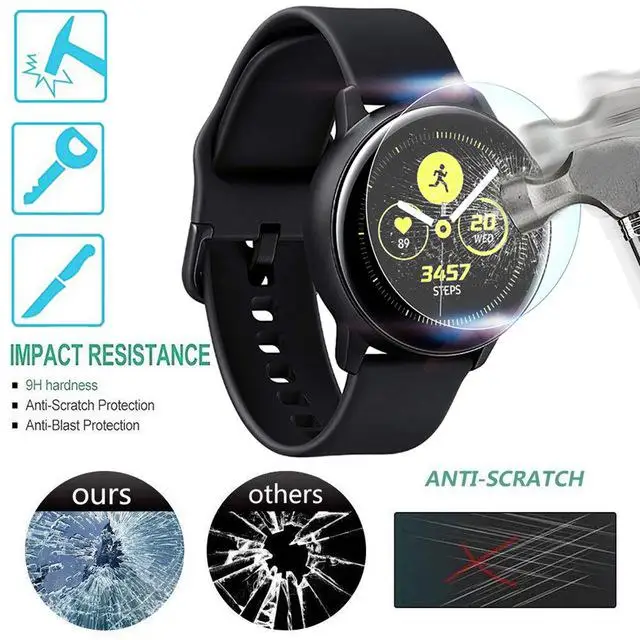 BEESCLOVER 3 шт протектор экрана для samsung Galaxy Active Watch высокопрозрачное защитное