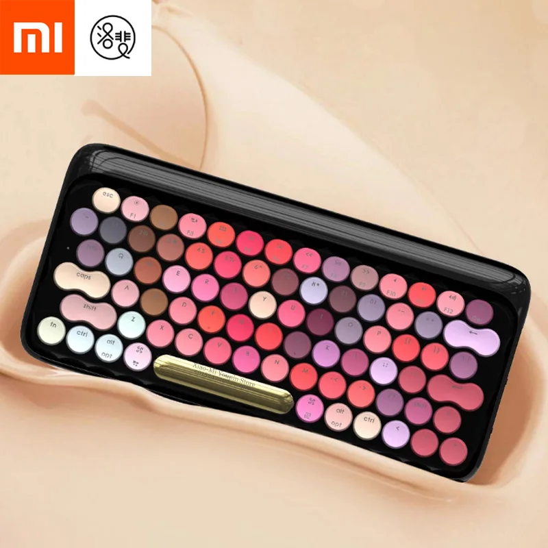 Bloom Version Xiaomi Mijia Lofree Беспроводная Bluetooth механическая клавиатура версия Блум Очаровательная игровая клавиатура с светодиодный подсветкой - Цвет: Bloom Version