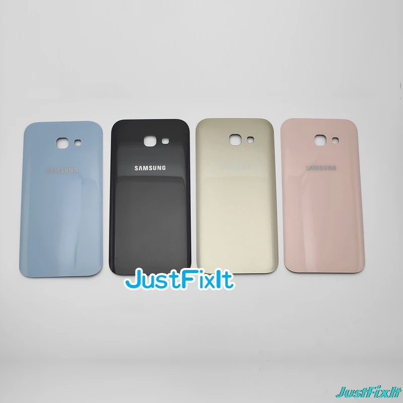 Замена крышки батареи для Samsung Galaxy A5 2017 A520 A520F Задняя крышка Дверь стеклянная