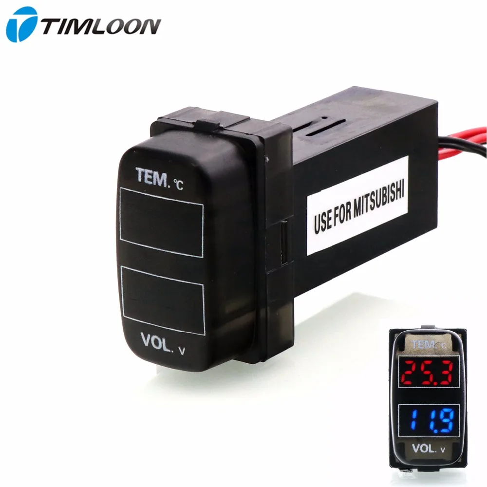 Автомобильный Интерфейс 12V специальная конструкция с Напряжение и Температура Дисплей Применение для Mitsubishi, asx, lancer, outlander pajero