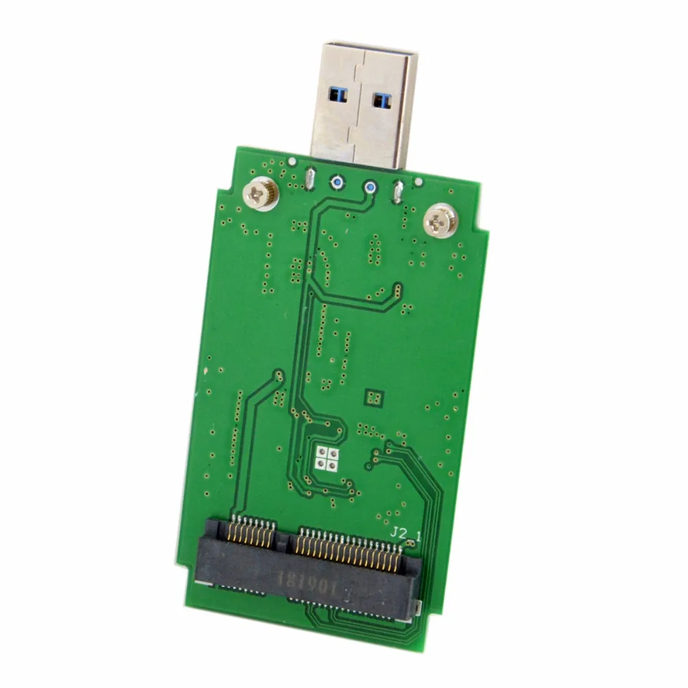 Xiwai Mini PCI E mSATA к USB 3 0 внешний SSD PCBA конвейер адаптер карта с корпусом|Кабели питания|