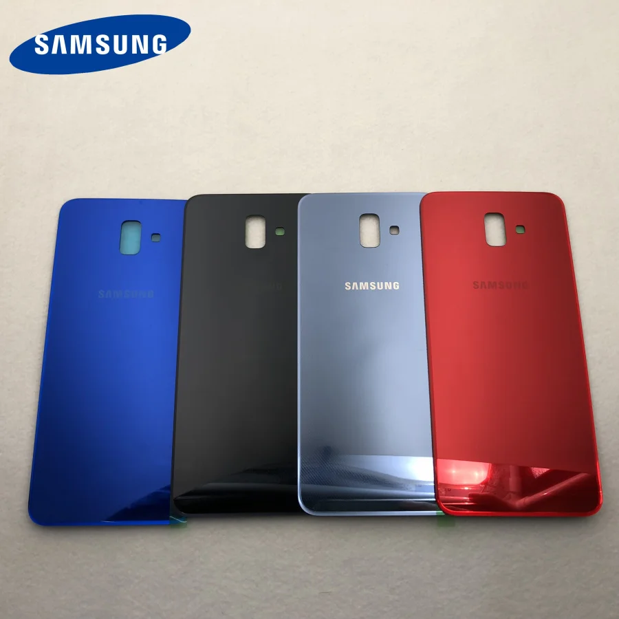 Чехол для батареи, сменный корпус для samsung Galaxy J6 Plus J610 J610F J610FN, задняя дверь с клеем J6