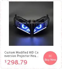 Модифицированный на заказ 2," проектор HID собранная конверсионная фара Янтарный ангел глаза красный демон глаза подходит для Honda CBR600RR 03-06