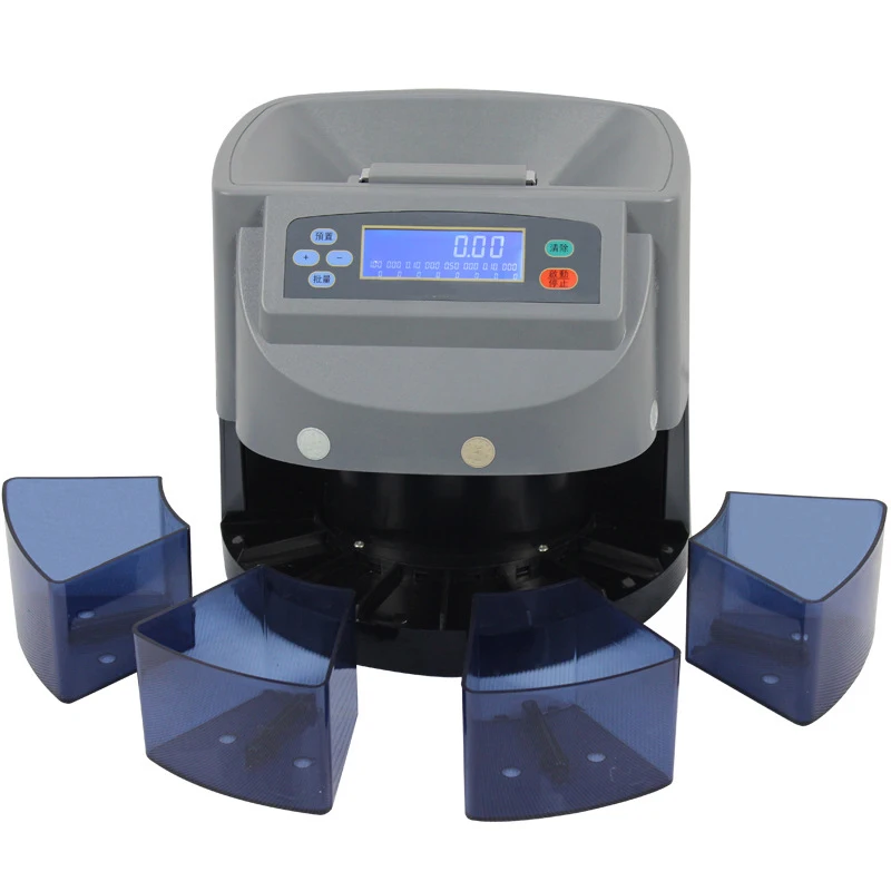 Электронный сортировщик монет с четким датчиком автоматическим улучшением