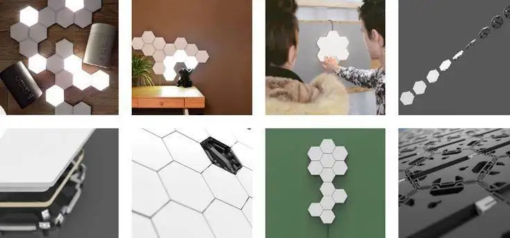 Квантовый свет 3 шт. DIY квантовые огни креативная Геометрическая сборка светодиодный ночник умный дом Alexa лампа праздник друзья подарок