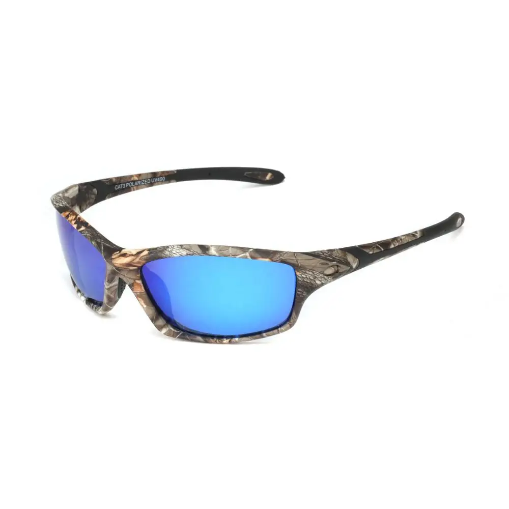 k093camouflageblue Поляризованные Рыбалка мужские спортивные солнцезащитные очки Рыбалка очки UV400 Защита Велоспорт походные очки солнцезащитные очки Óculos de sol. A08 - Цвет: k093camouflageblue