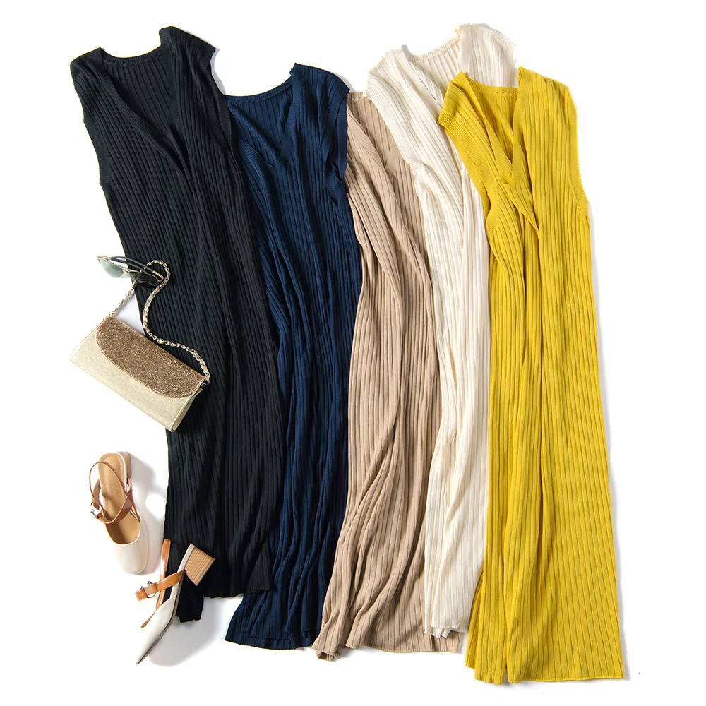 Элегантное трикотажное платье футболка макси с v образным вырезом прямые