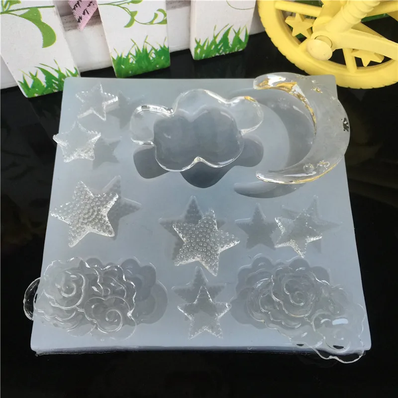 GLADZGT Жидкая силиконовая форма для подвески украшений из смолы ожерелья формы