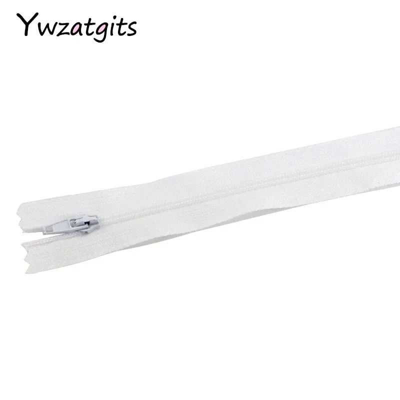 White 6pcs Ywzatgits 20 см Длина красочные нейлоновые молнии по индивидуальному заказу одежды швейные изделия ручной работы материал вспомогательного оборудования DIY букет невесты 6 штук в партии, 15 шт. YJ0308 - Цвет: White 6pcs