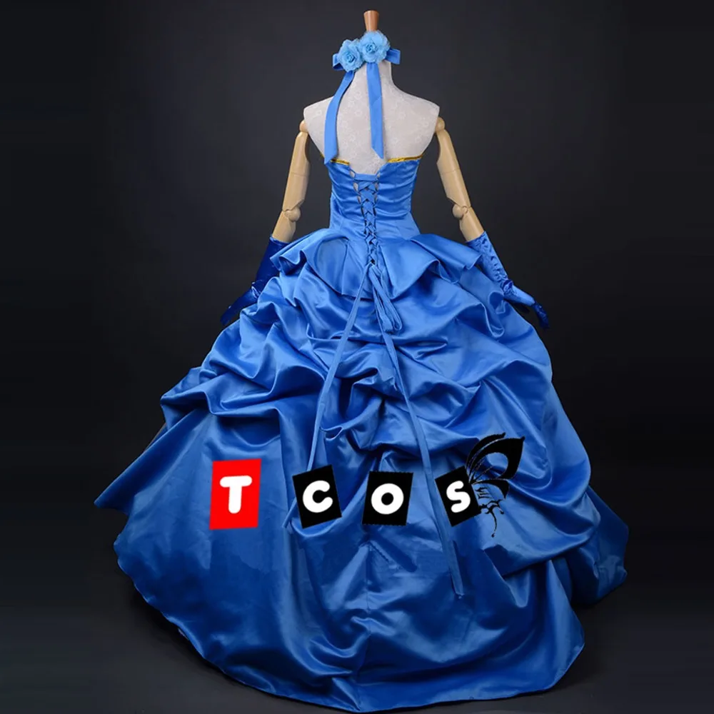 Женский длинный костюм для косплея Fate Night/Fate Zero вечернее платье на 10 лет|dress night