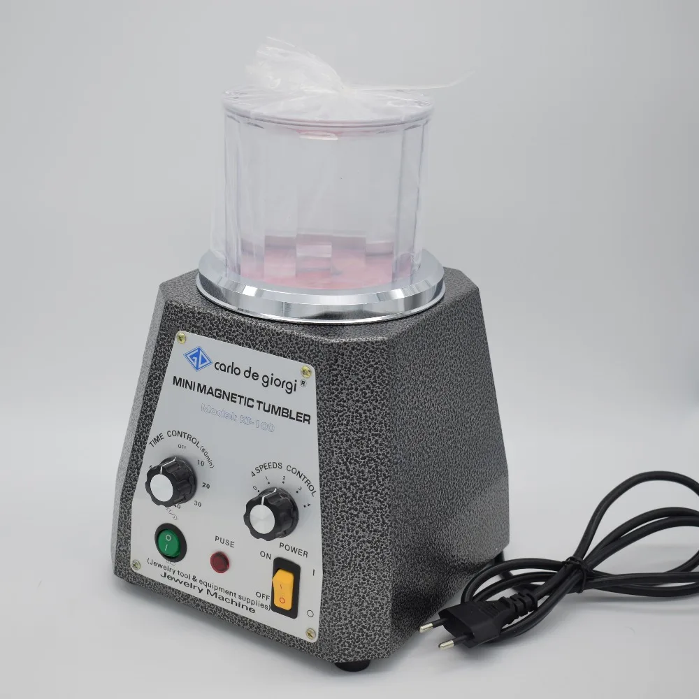 Магнитный стакан kt100 полировщик для ювелирных изделий отделочная машина Мини