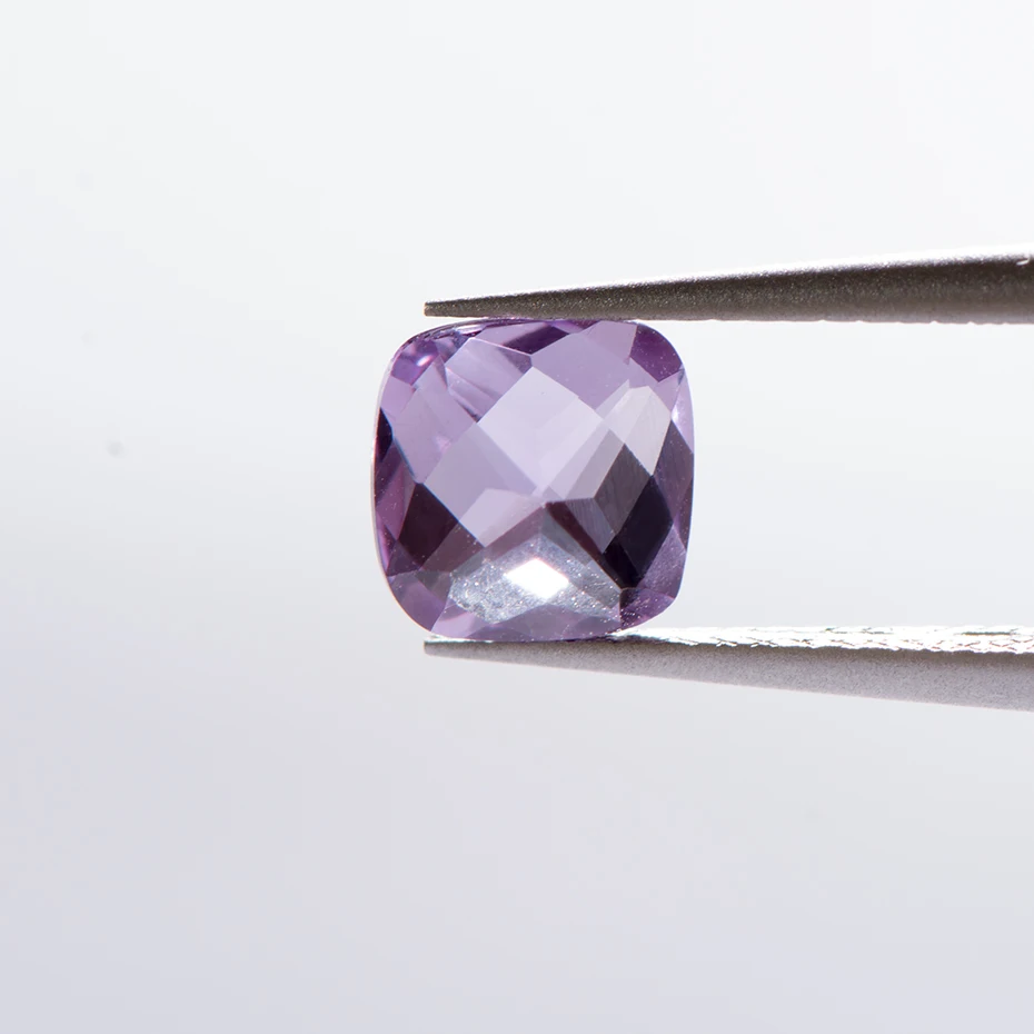 Куололит 5 шт./упак. Александритовый драгоценный камень оптом Квадратного цвета Изменение камня 925 ювелирных изделий самостоятельно.