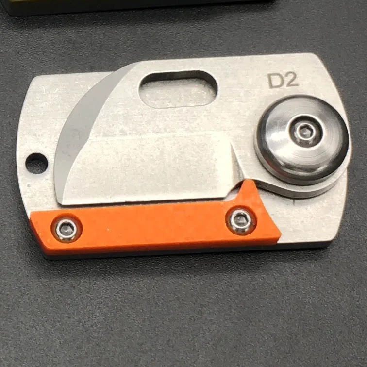 Orange LDT собачья бирка мини складные ножи D2 Лезвие Ручка Кемпинг Открытый Нож C188 Тактический нож выживания карманный охотничий EDC инструменты - Цвет: Orange