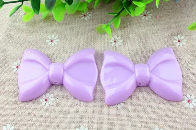 light purple Kwoi Vita AAA Качество Цвет ful Цвет Мода Большой 43x60 мм 50 шт. смолы, Бусины Коренастый цепочки и ожерелья ювелирные изделия - Цвет: light purple