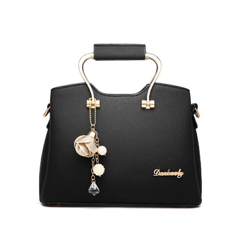 ACE LOVE новые женские модные украшения тоут твердые металлические ручки сумочка