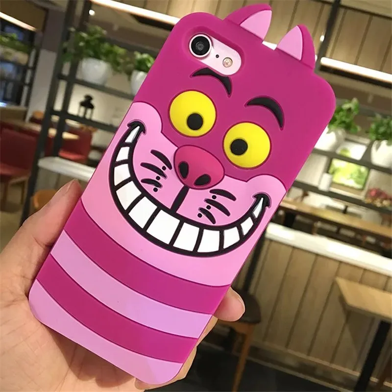 Милый 3D резиновый чехол с Минни для iPhone 7, 6, 6S Plus, 5S, SE, мягкий силиконовый чехол с мультипликационным принтом для iPhone 8, 7 Plus, XR, X, XS, Max