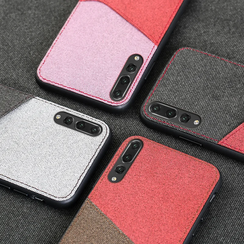 Сшитая ткань для телефона чехол Huawei P10 Магнитный адсорбционный Чехол мобильного