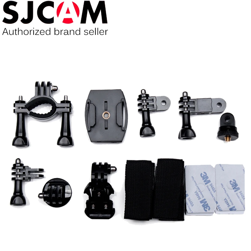 SJ4000 аксессуары адаптер Комплект SJCAM аксессуары крепления набор для SJ4000 WiFi SJCAM Cube M10 Экшн-камера