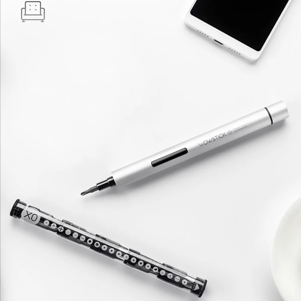 WOWSTICK-TRY новая Одиночная электрическая отвертка Беспроводная электрическая отвертка 20 сверл для умного дома(без батареи