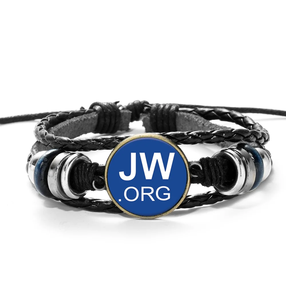 Повседневный Кожаный браслет SONGDA JW.ORG многослойные браслеты с деревянными