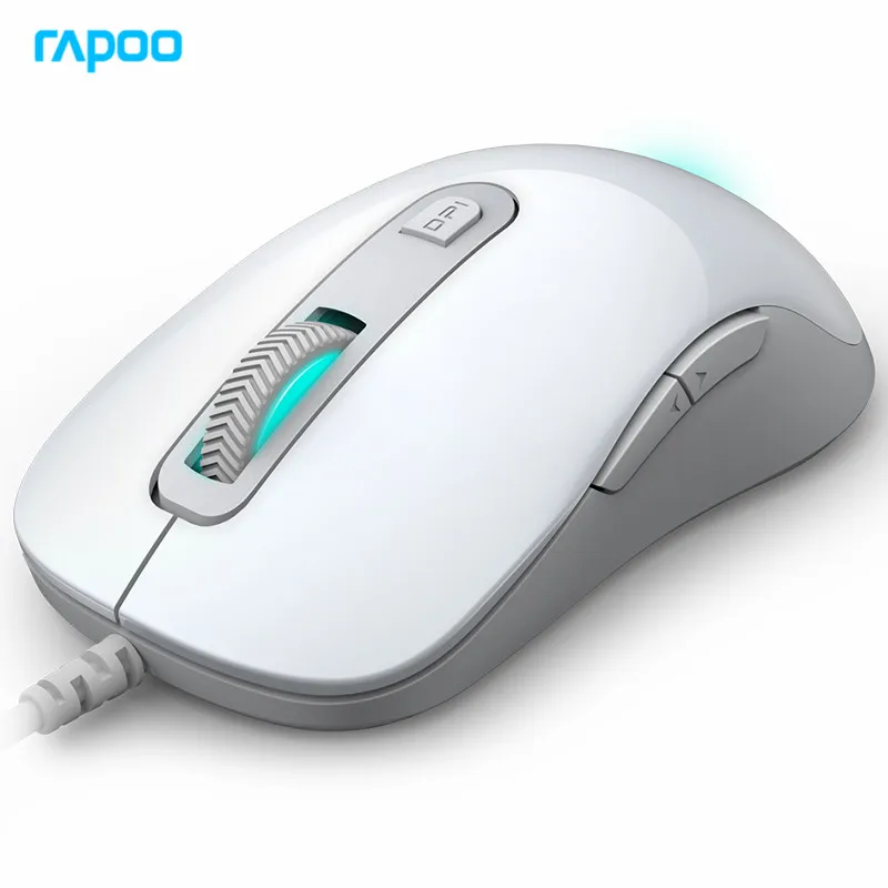 Rapoo V16 2000 Точек на дюйм светодиодный оптическая профессиональная Проводная игровая мышь USB 6 кнопок компьютерная Мышь кабель Мышь геймерская мышь