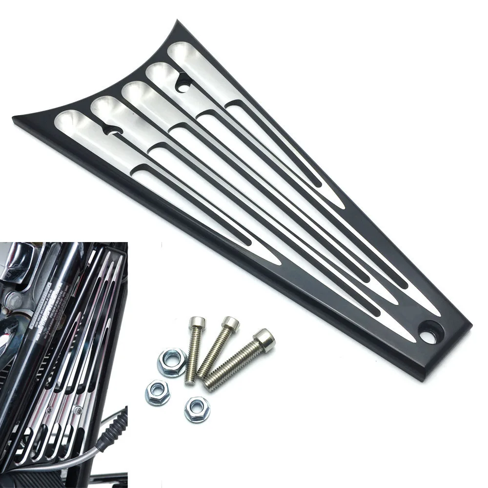 Мотоцикл заготовка алюминиевая рамка Гриль протектор черный для Harley FLHT FLHR FLTR FLHX