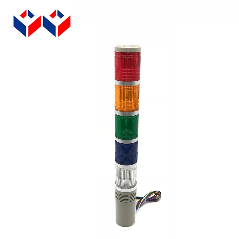 220В 24В RYGBW стеки Flash LED Tower сигнальная Предупредительная лампа MA 5W D J Бесплатная
