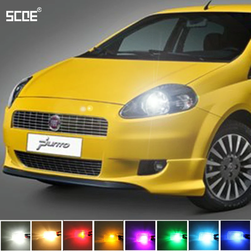 Для Fiat Punto Evo Panda (169) Qubo (225) Scudo SCOE 2X1 2SMD светодиодные передние парковочные огни передний боковой маркер источник света автостайлинг