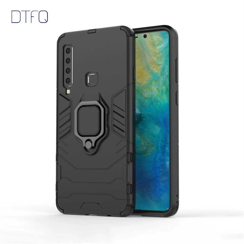 DTFQ Гибридный бронированный чехол для Galaxy A7 A8 + A9 (2018) противоударный телефона с