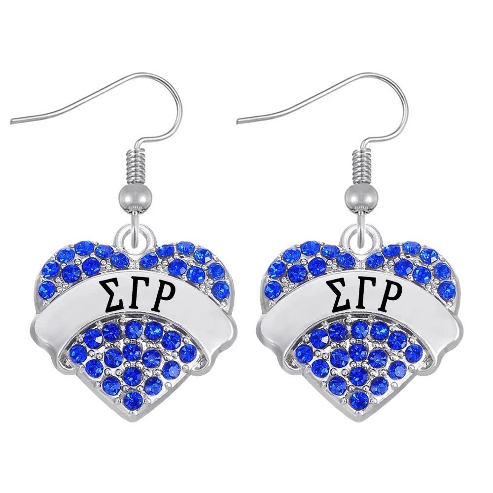 Изысканный кристалл инкрустация металла гравировка Сигма гамма RHO греческие