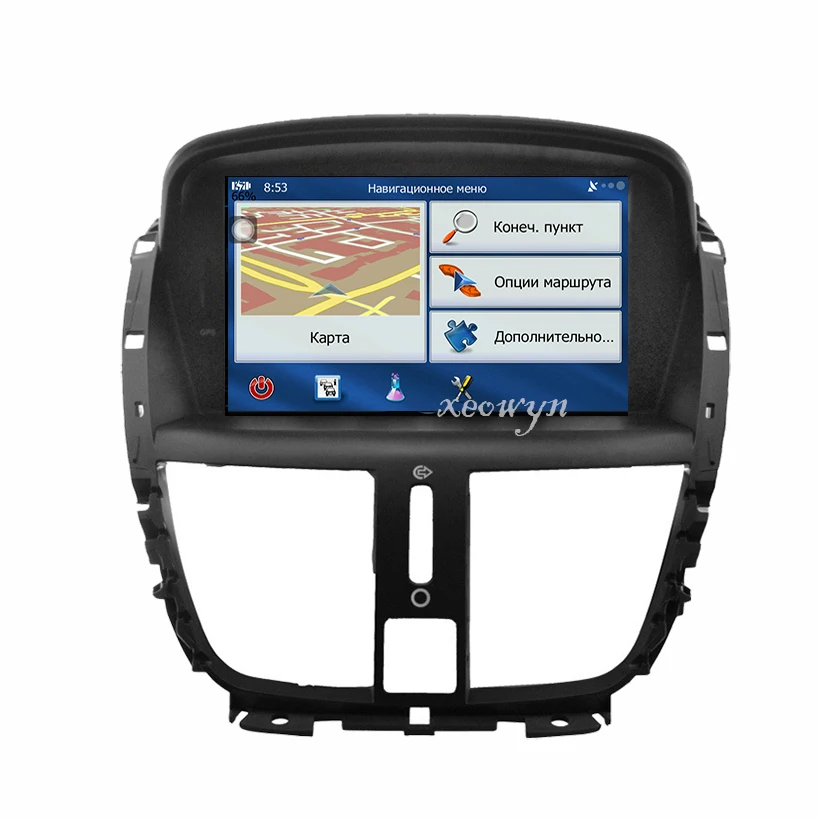 Android 9,1 1 Din Автомобильная магнитола для peugeot 207 2007-2011 2012 2013 Автомобильный мультимедийный плеер стерео gps навигации автомобиля DVD ips SD
