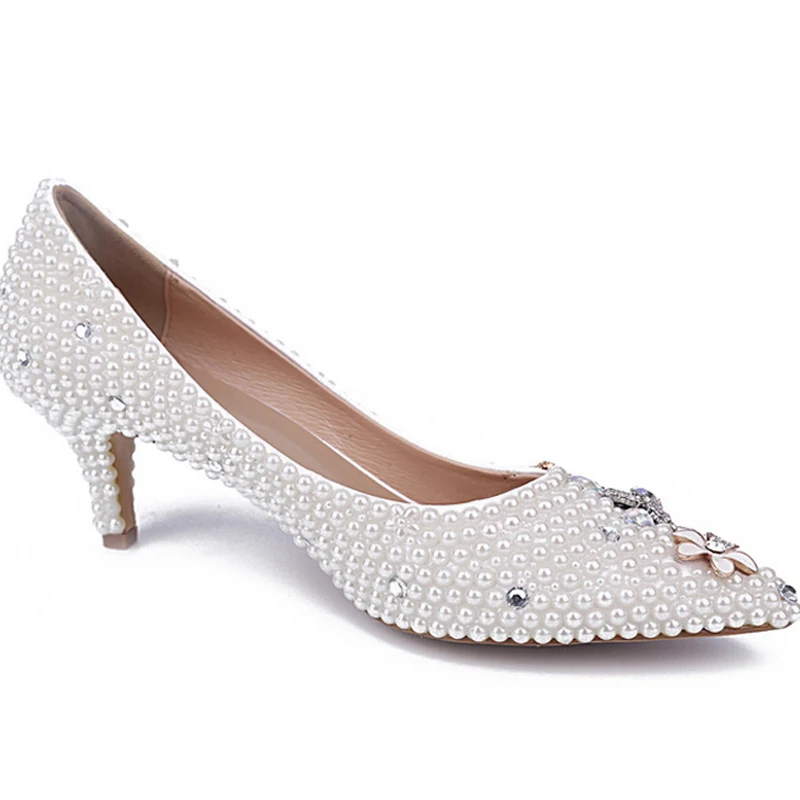 Женские туфли на среднем каблуке с острым носком|bridesmaid shoes|prom shoesshoes pointed |