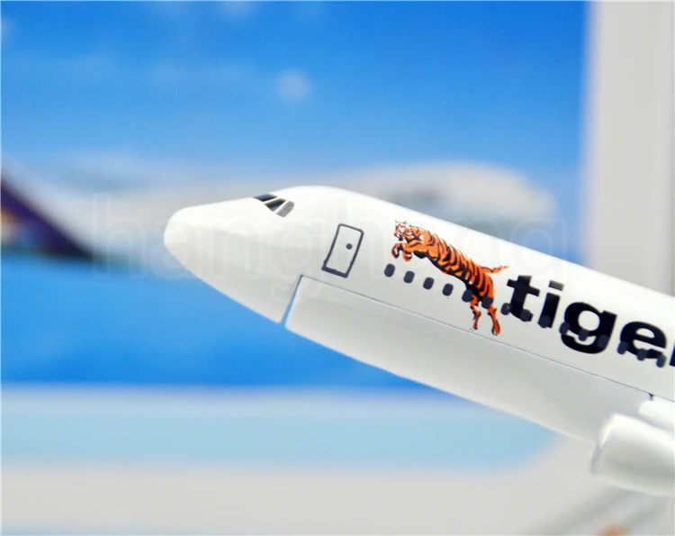 Сингапур Tigerair A320 16 см модель самолета Наборы Детский подарок на день рождения