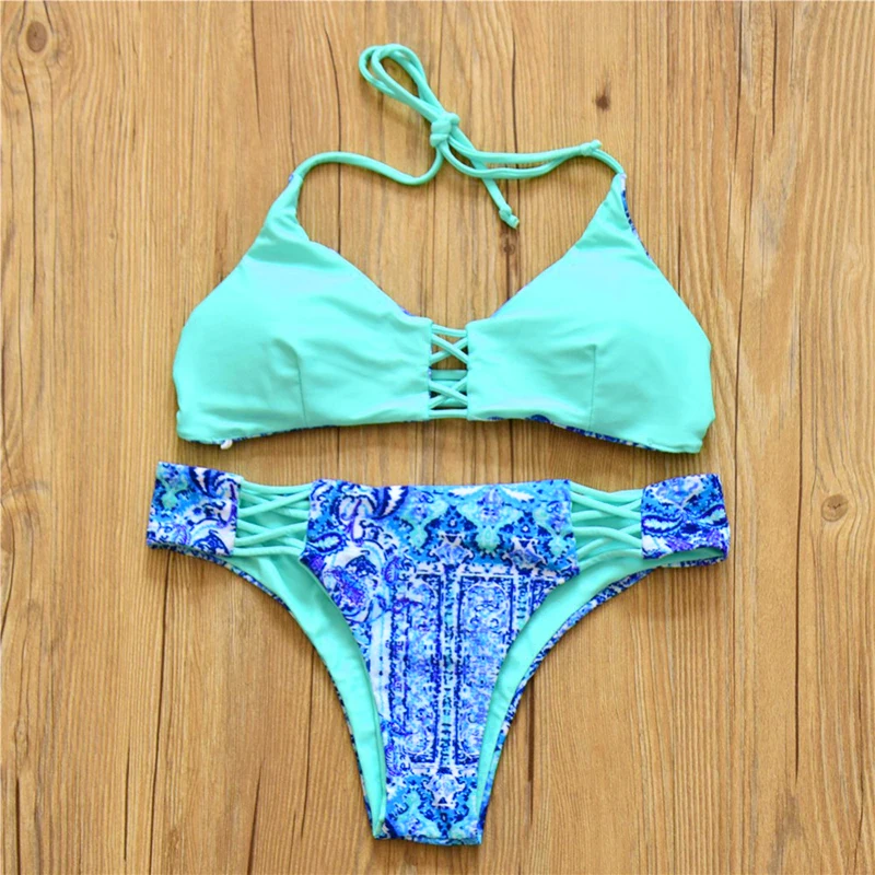 Лето 2016 Женщины Бикини Костюм Купание Вне Спортивная Пляжная Бесплатная