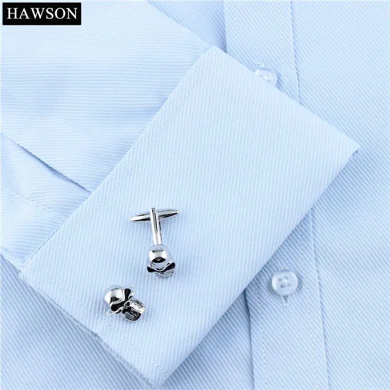 HAWSON брендовые Новые запонки с черепом высокого качества украшения для футболки