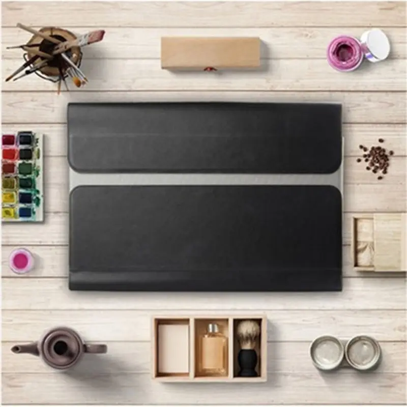black Чехол для huawei MateBook D 15," Сумка для ноутбуков из искусственной кожи карманная кобура компьютерная посылка matebook d чехол для ноутбука - Цвет: black