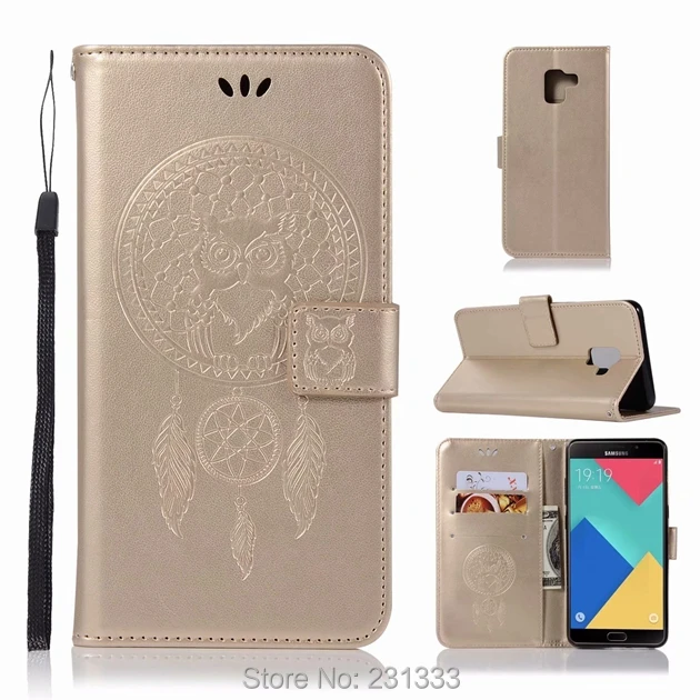 Кожаный чехол кошелек с ремешком C ku Сова для Samsung Galaxy A6 PLUS 2018 J4 J6 J7 J3 Sony Xperia L2 XA2 Ultra