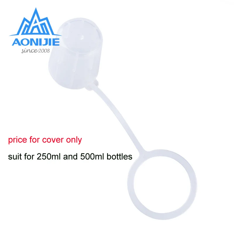 bottle cover 170 мл 200 мл 250 мл 500mml 350 мл 600 мл AONIJIE рюкзак беговой спортивный велосипед мягкая бутылка для воды складной ТПУ Мягкий фляга сумка для воды - Цвет: bottle cover