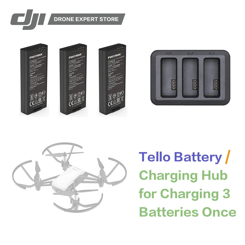 DJI RYZE Tello летные батареи/Tello зарядное устройство концентратор оригинальный RC Дрон